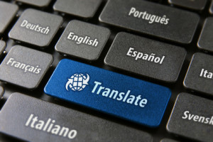 Online translation service concept